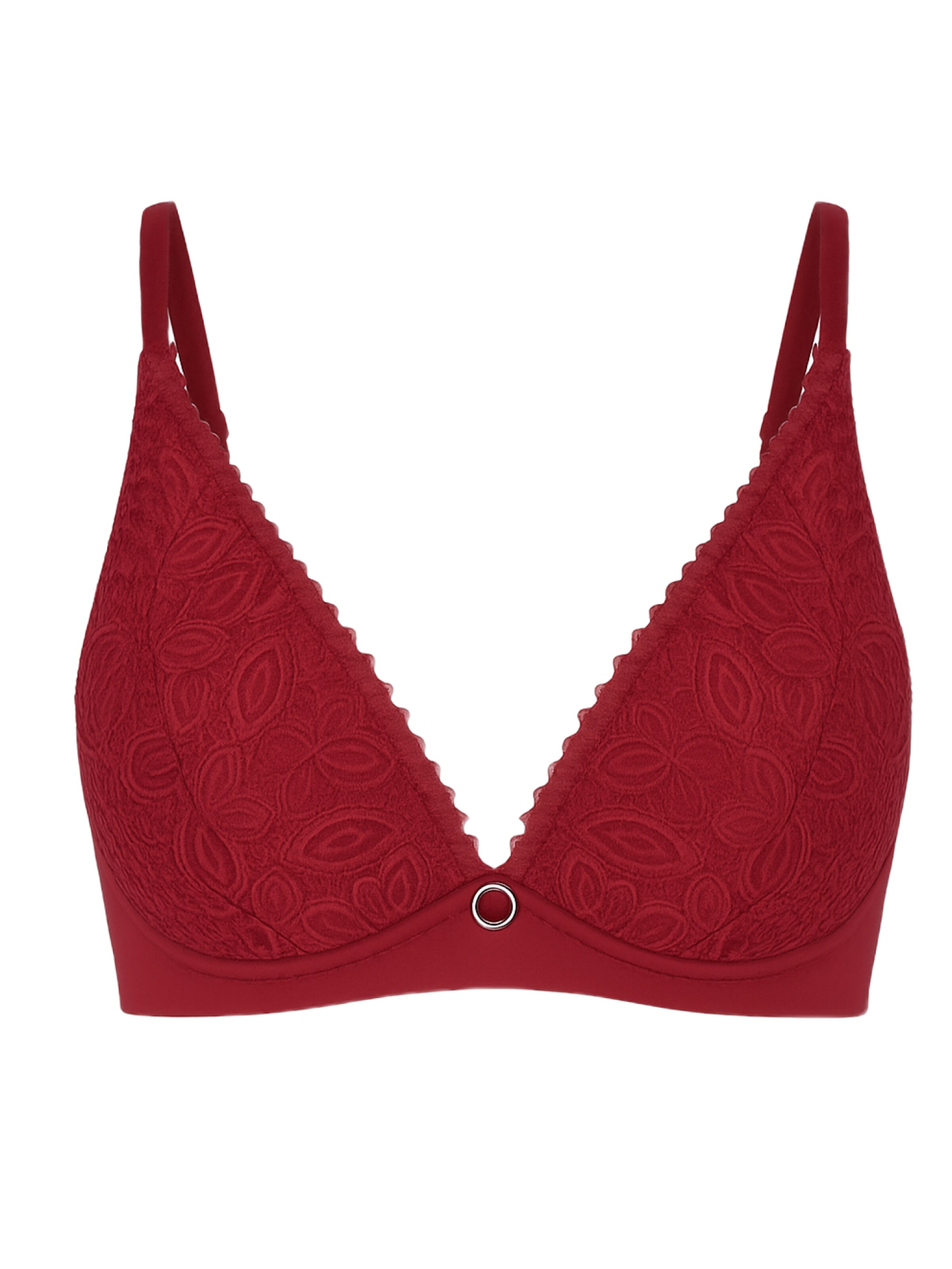 Triangle Soutien-gorge C&City en rouge : devant