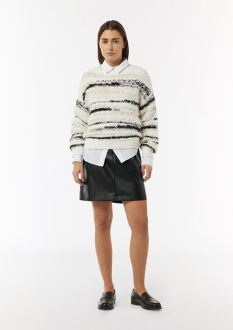 comma casual identity Rok in Zwart: voorkant