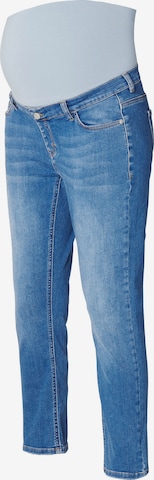 Regular Jean Esprit Maternity en bleu : devant