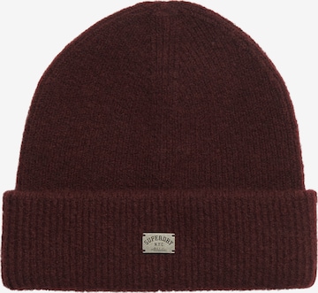 Superdry & Co Mütze in Rot: Vorderseite