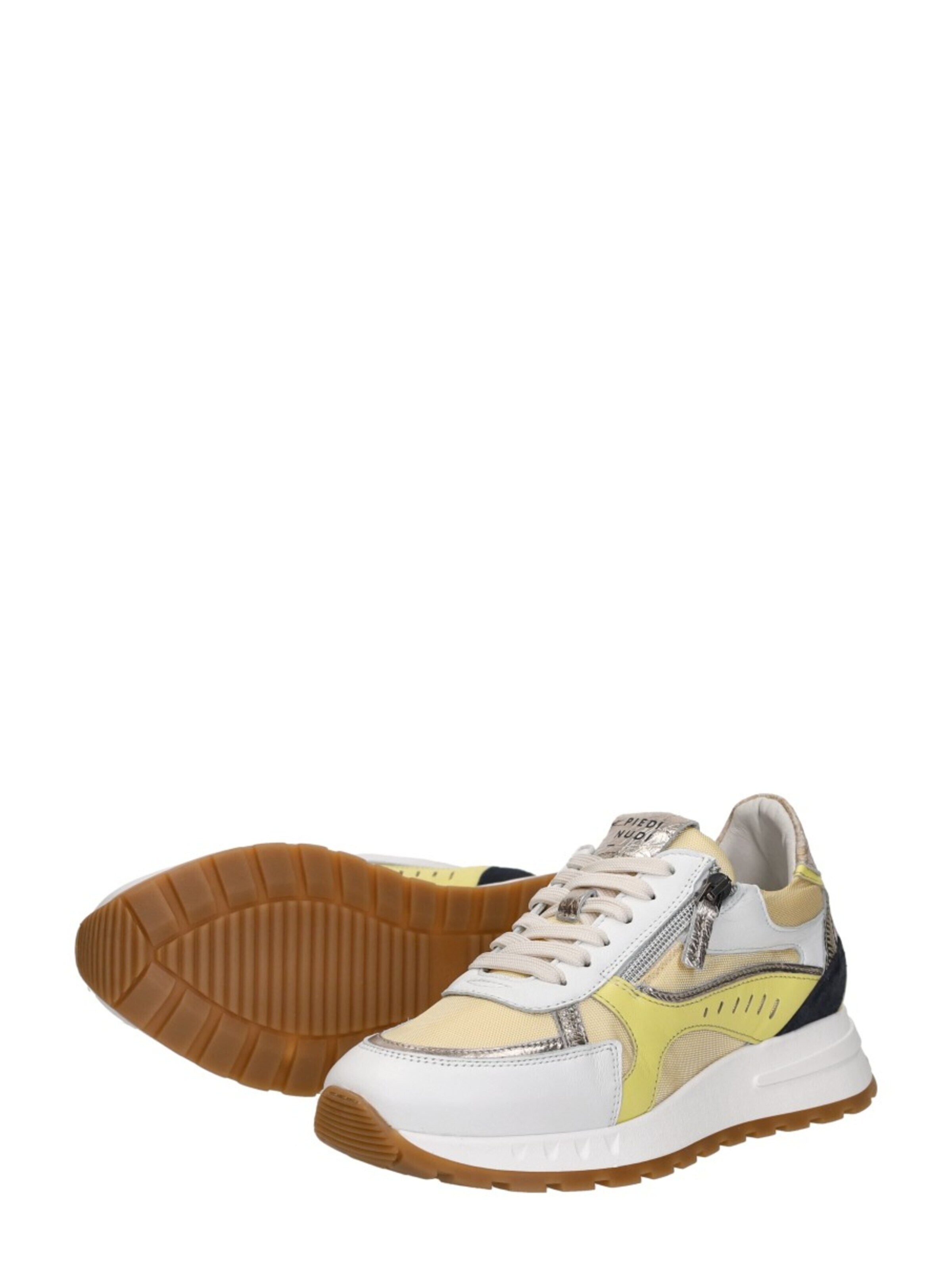 Piedi Nudi Sneakers laag 'Mirren' in Geel