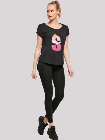 T-shirt 'Disney Alphabet S Is For Sleeping Beauty' F4NT4STIC en noir