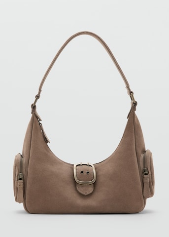 MANGO TEEN Shoulder Bag 'Cindy' in Brown