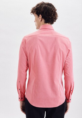 SEIDENSTICKER Slim Fit Businesshemd in Pink