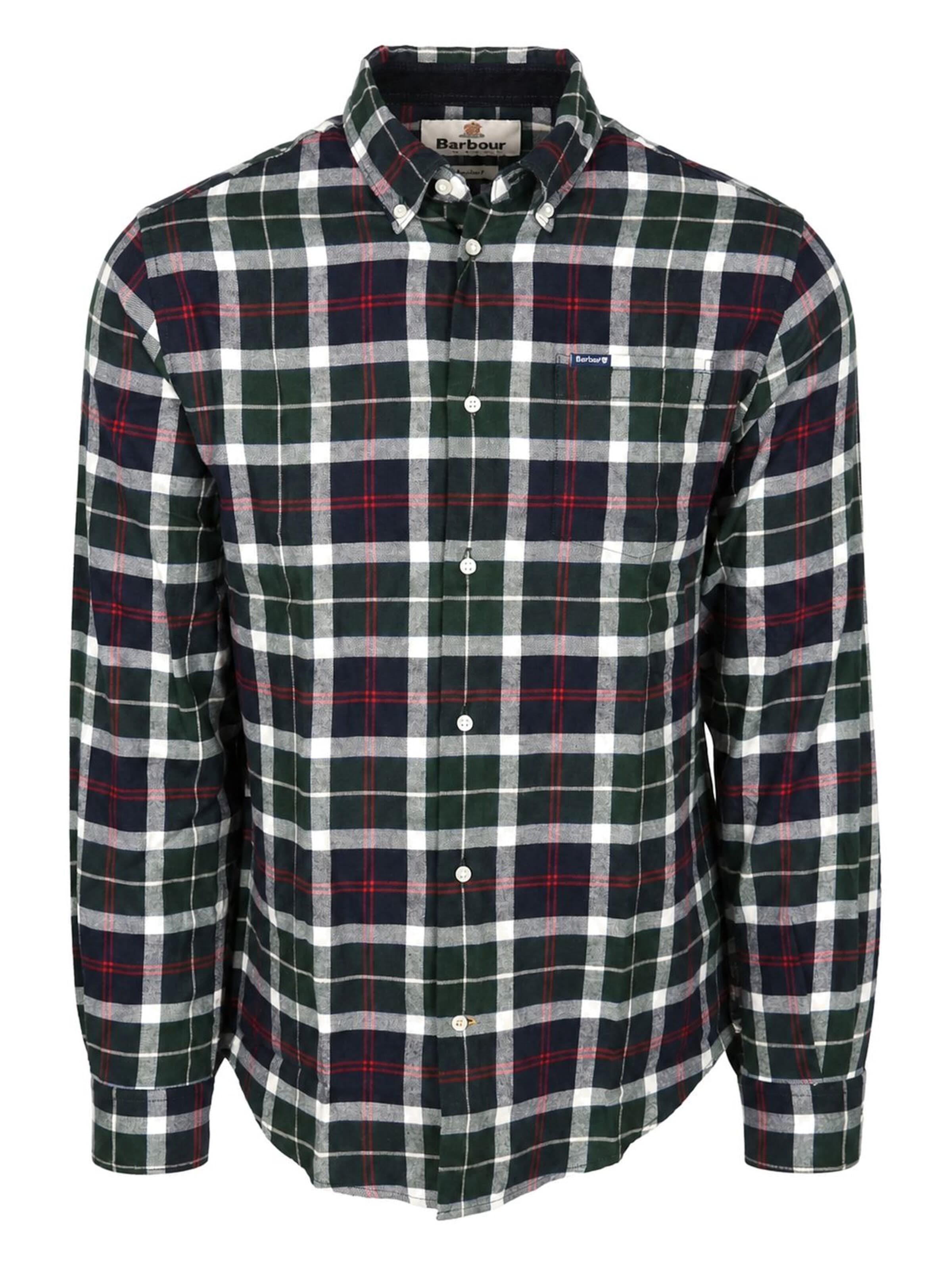 Barbour Button Up Shirt 'Fortrose' in Mixed colours: front