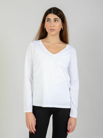 Coster Copenhagen - Top ' CC ' en blanco: frente