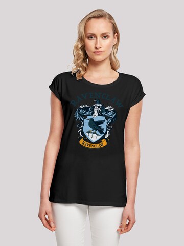 F4NT4STIC Shirt 'Harry Potter Ravenclaw Crest' in Zwart: voorkant