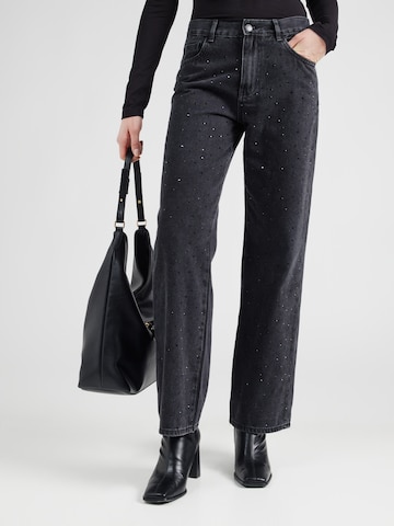 Loosefit Jean Gina Tricot en noir : devant