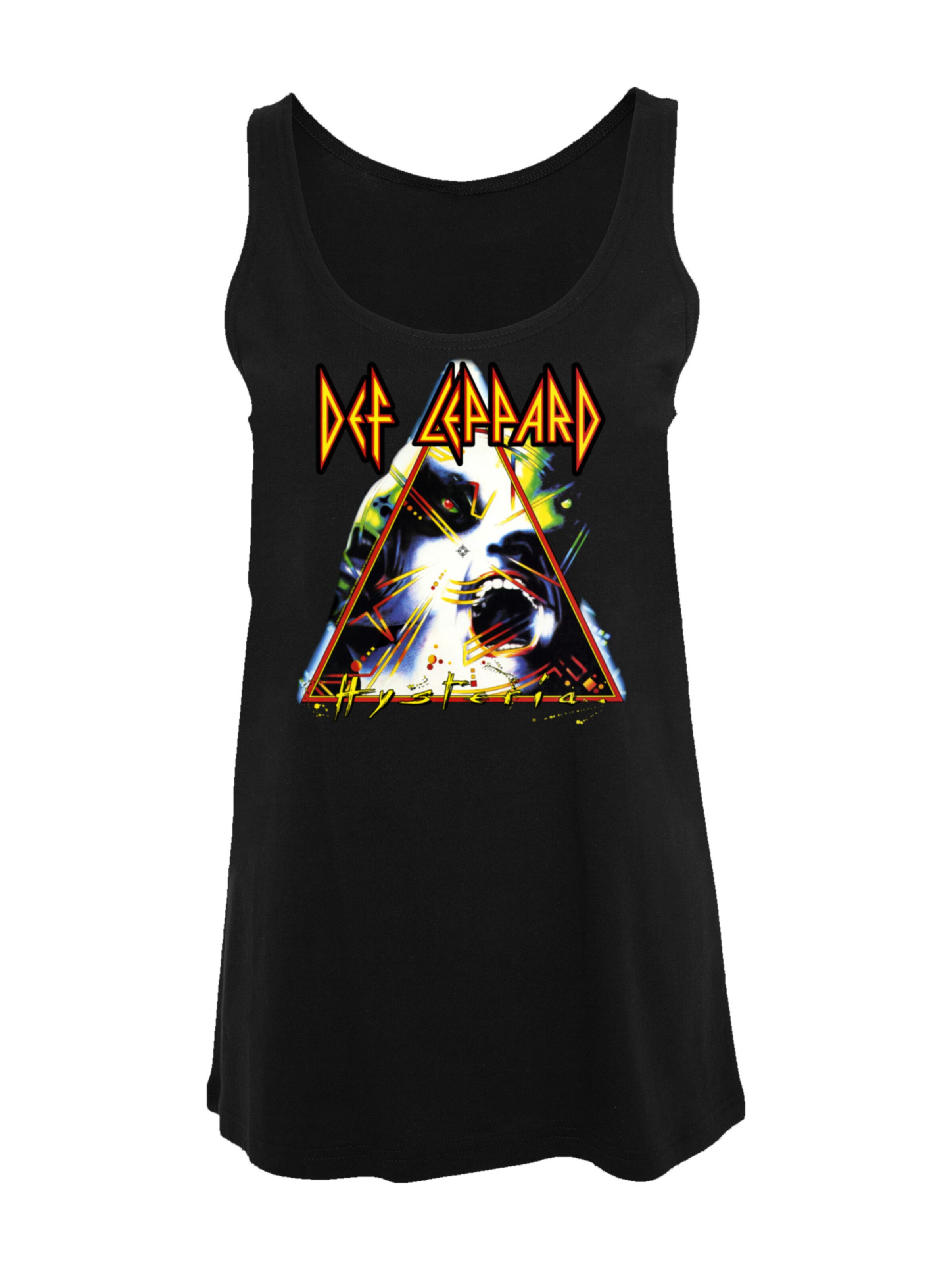 Haut 'Def Leppard Hysteria' F4NT4STIC en noir : devant