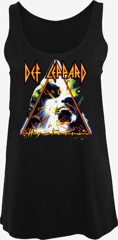 Haut 'Def Leppard Hysteria' F4NT4STIC en noir : devant