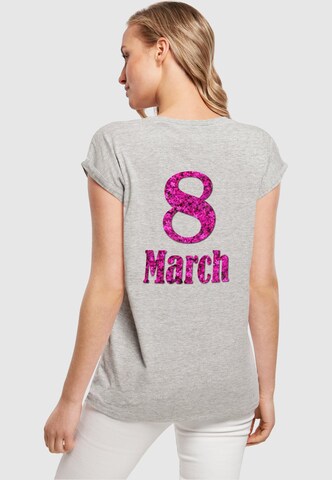 Merchcode Shirt 'WD - 8 March' in Grey