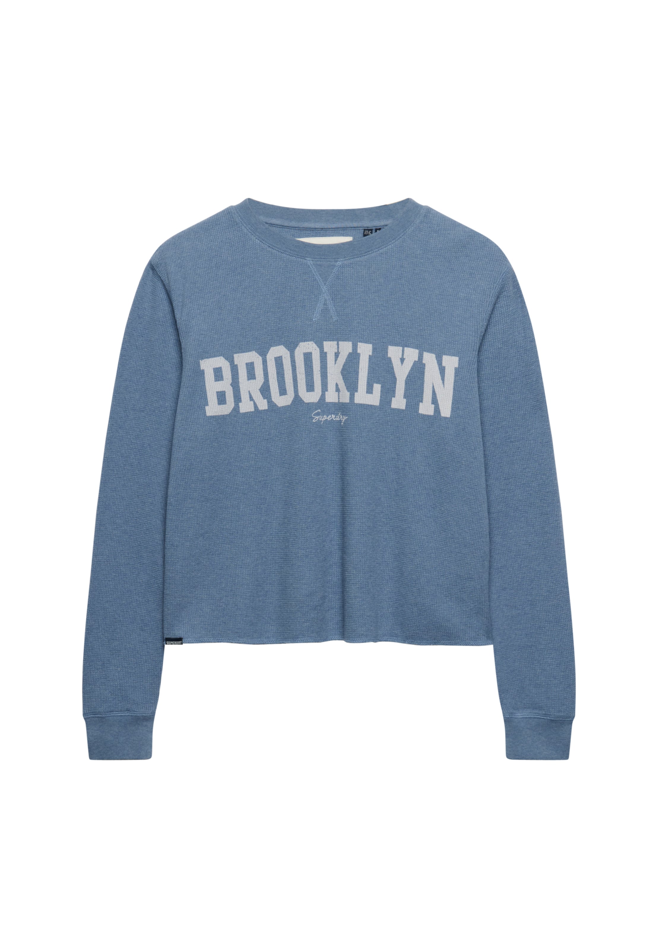 T-shirt 'Athletic Essential' Superdry & Co en bleu : devant
