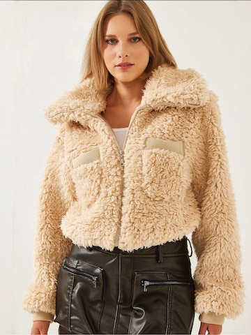 Bianco Lucci Tussenjas in Beige