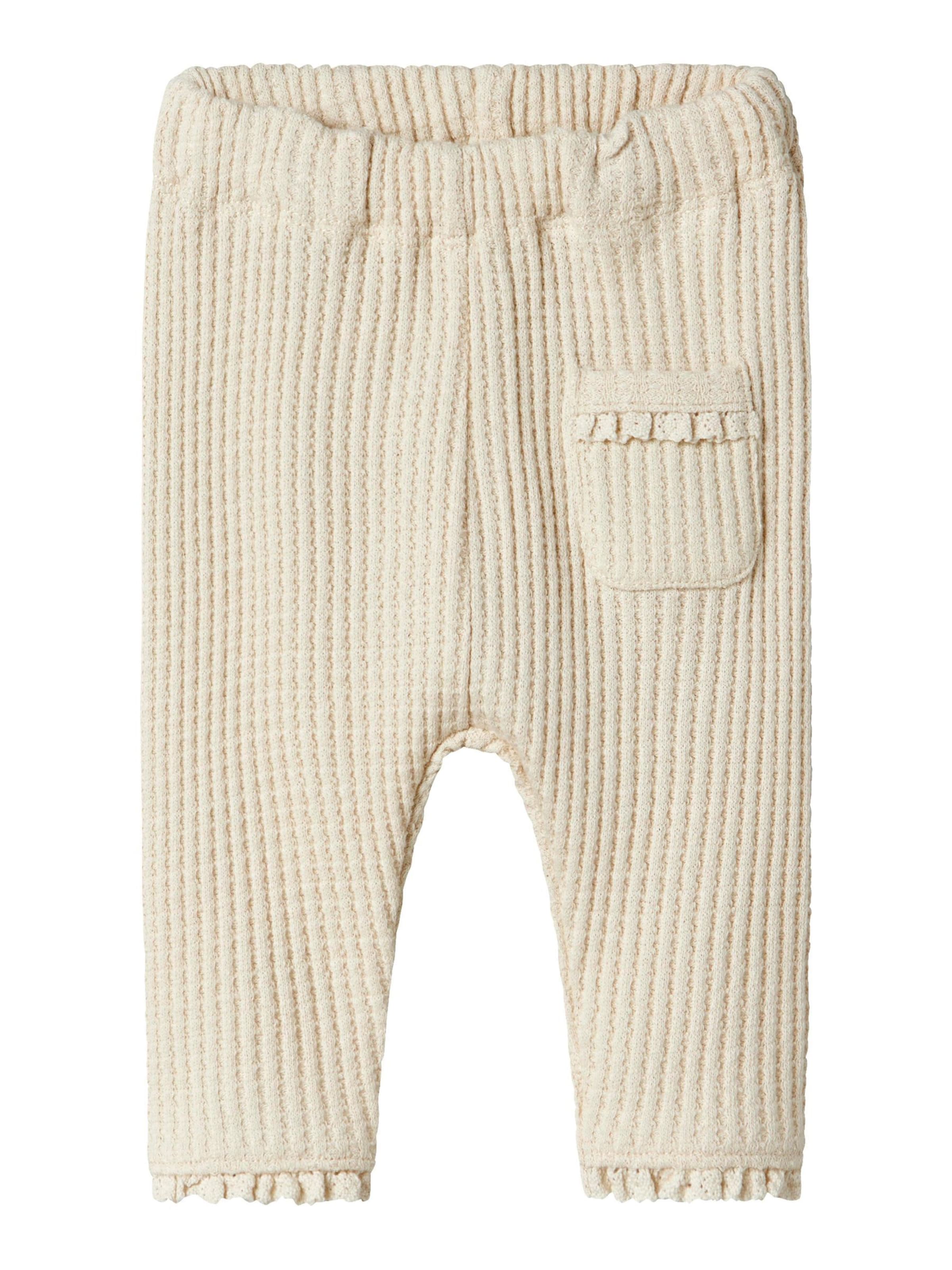 Lil'Atelier - Loosefit Pantalón en blanco: frente