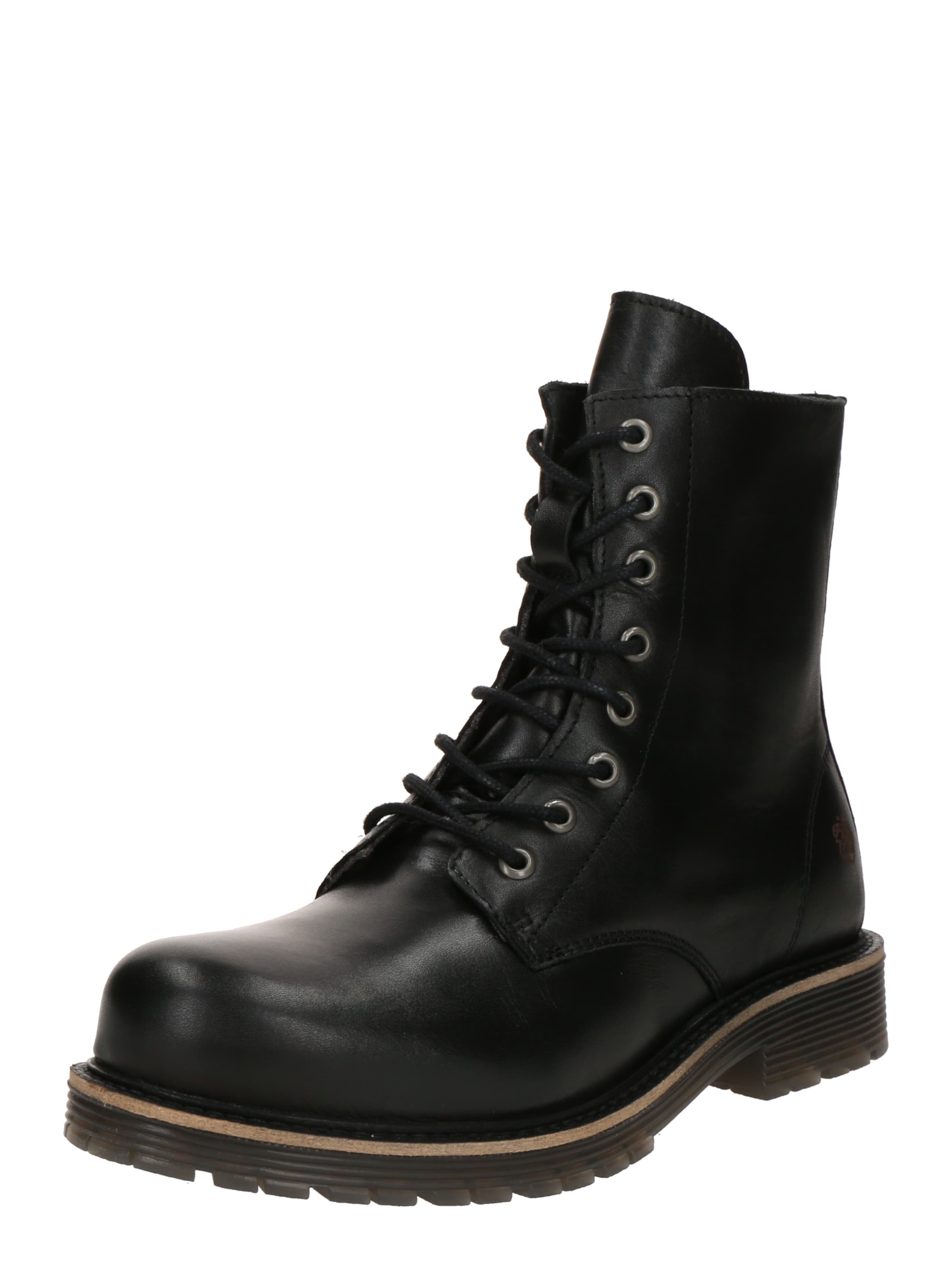 Stivaletto stringato 'Sun' di Apple of Eden in nero: frontale