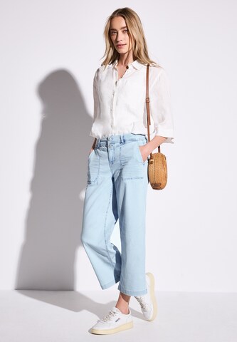 STREET ONE Loosefit Jeans in Blau