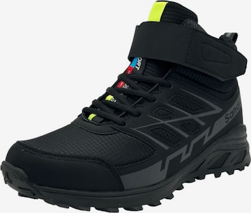 Nowaland Boots 'Leichter Outdoor-Schuh mit Profilsohle' in Schwarz: Vorderseite