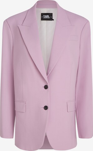 Blazer Karl Lagerfeld en violet : devant