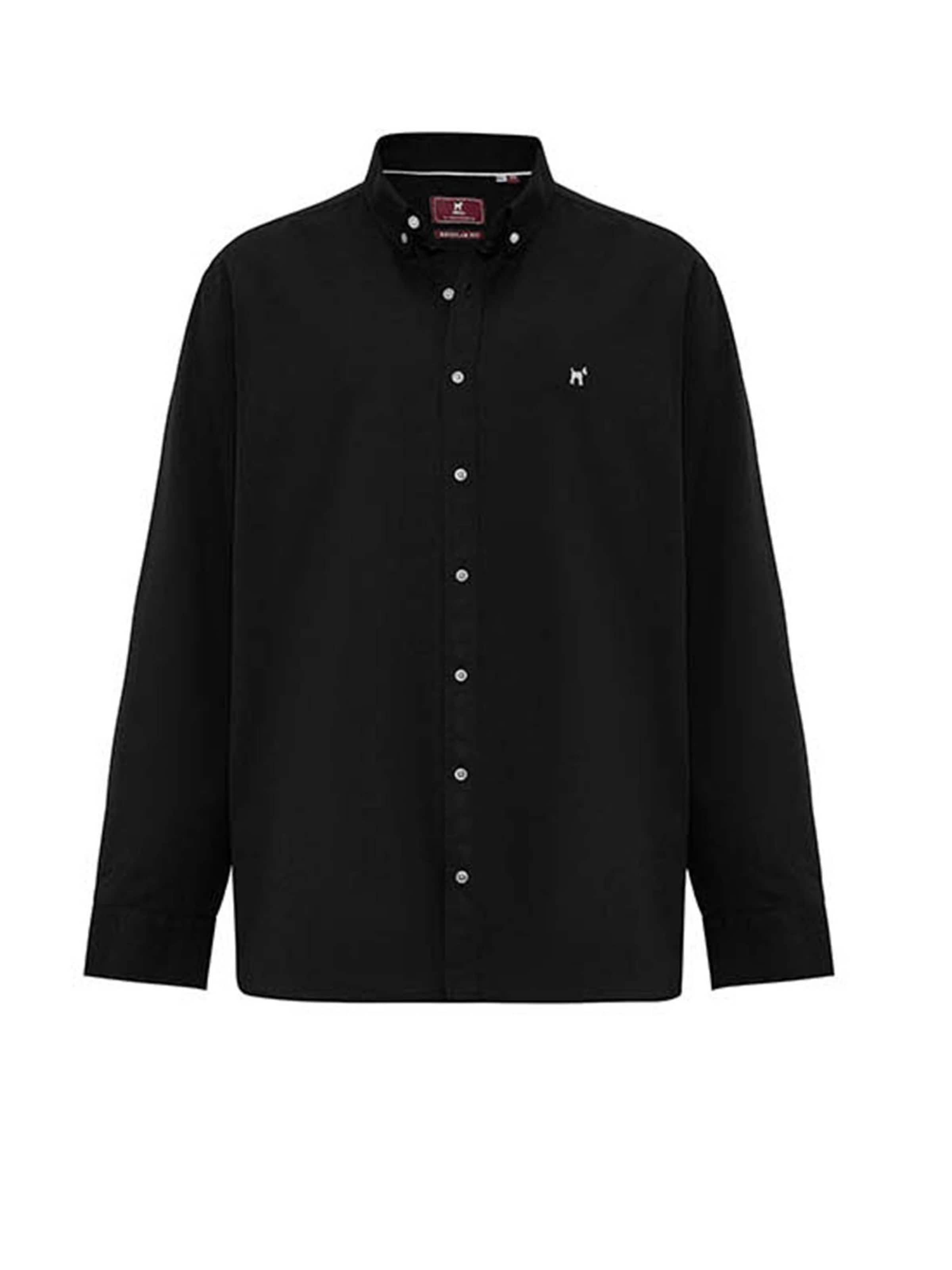 Williot Button Up Shirt in Black: front