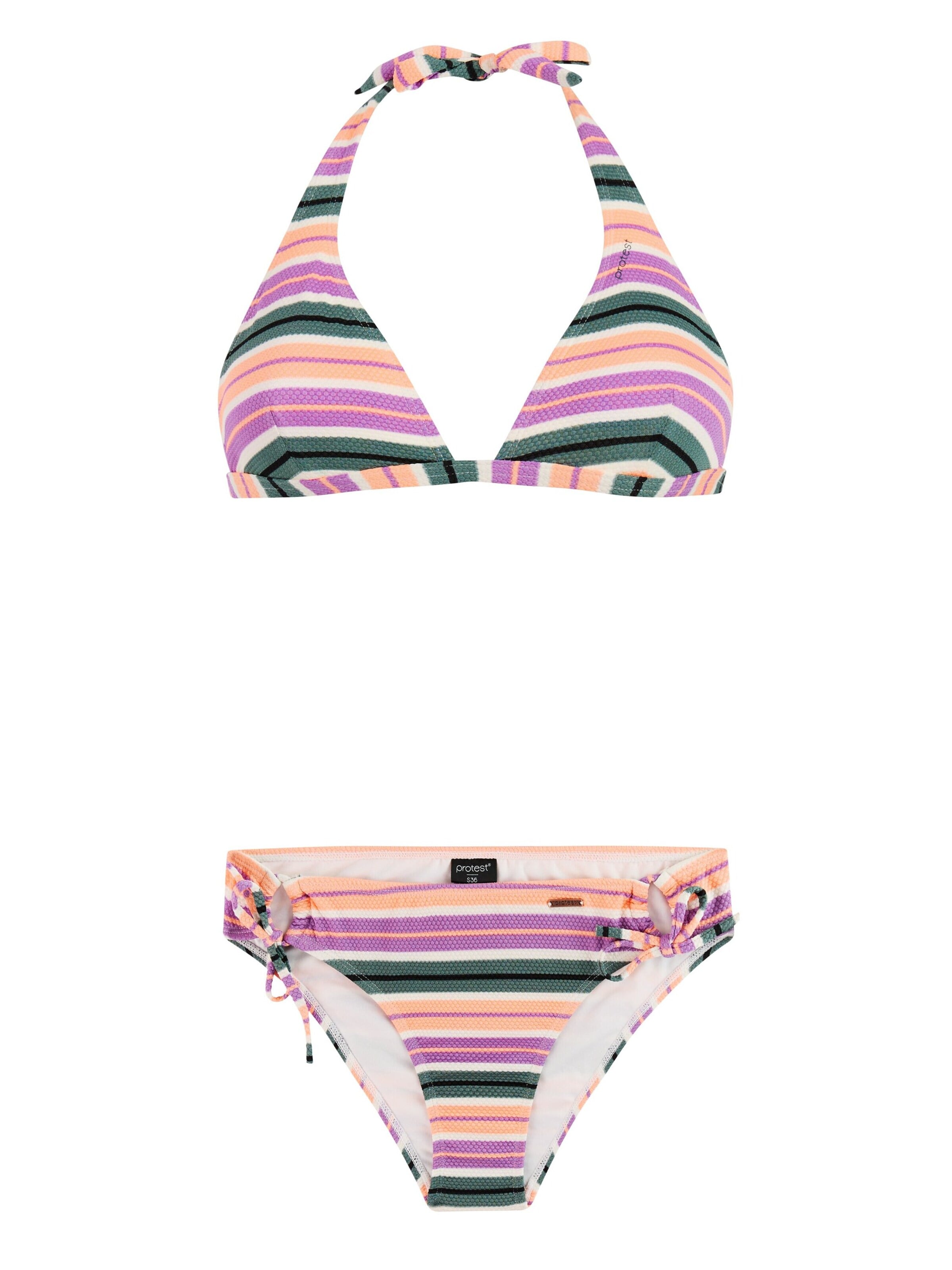 PROTEST Triangel Bikini 'PRTAdmirer' in Lila: voorkant