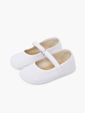 Ballerines Pisamonas en blanc