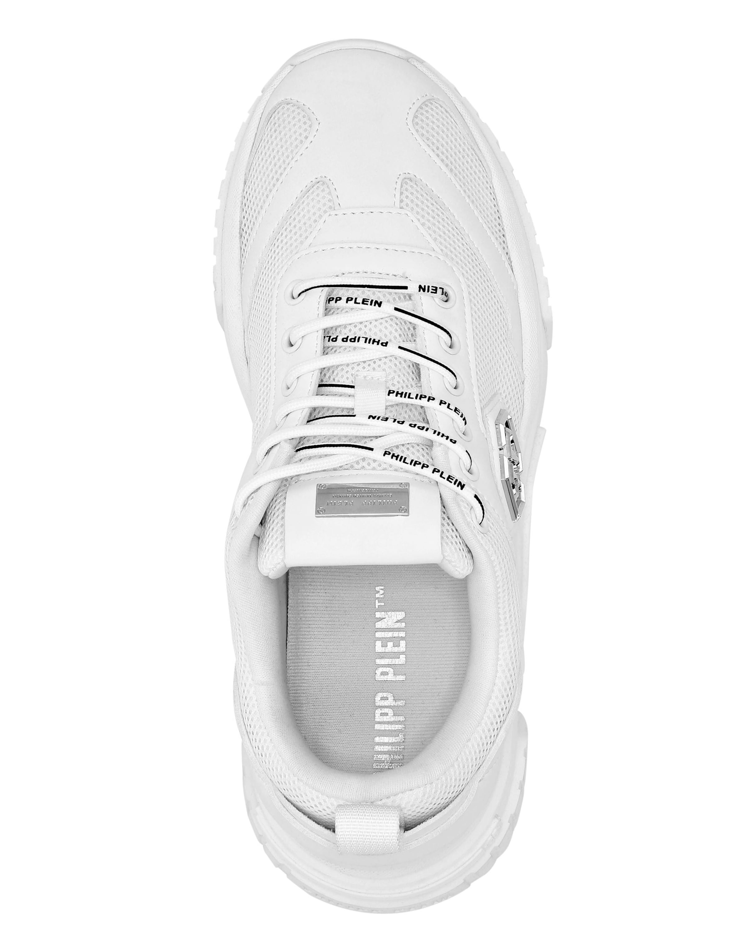 Philipp Plein Platform trainers 'Predator' in White