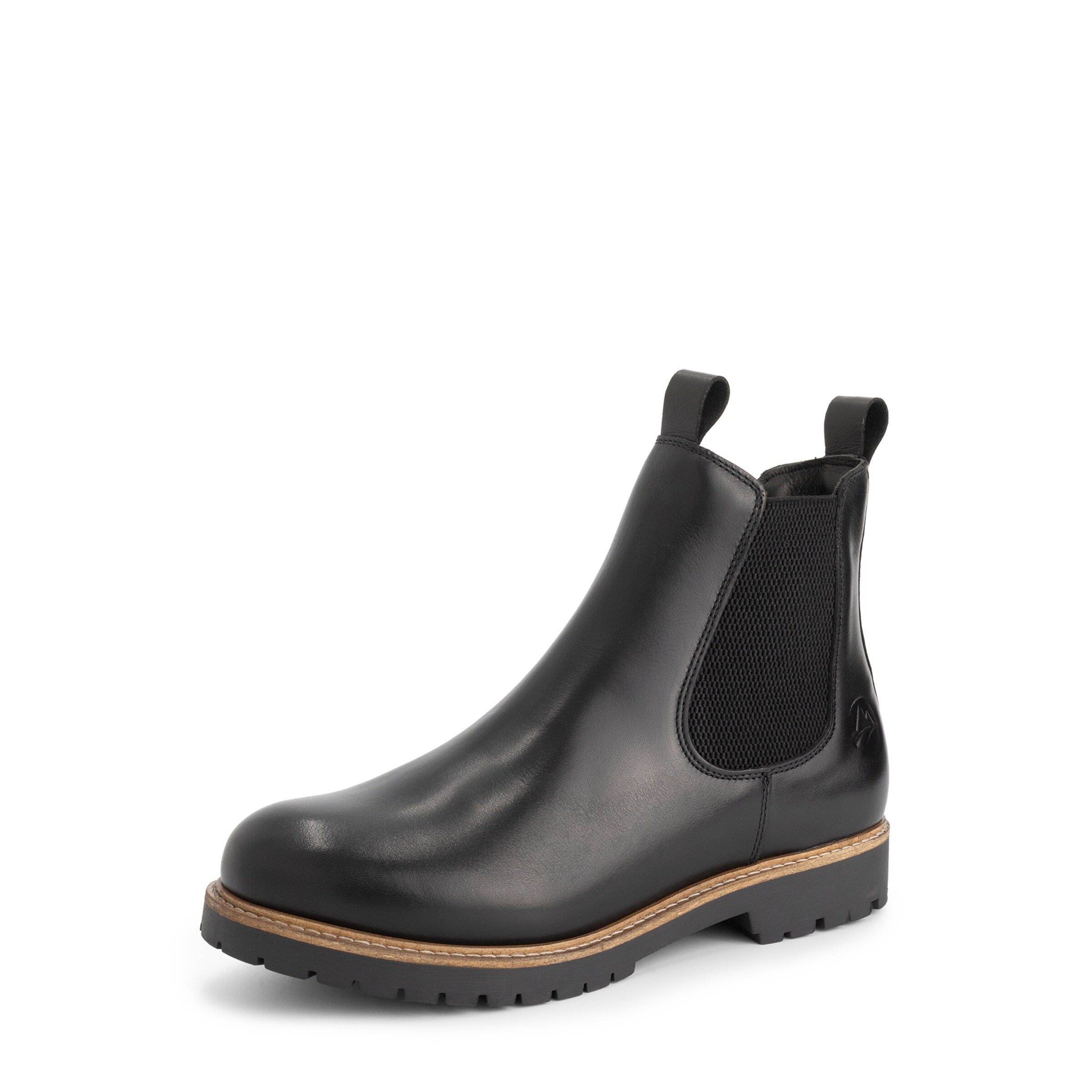 Travelin Chelsea boots 'Agder' in Zwart: voorkant