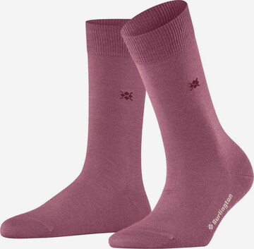BURLINGTON Sokken in Roze: voorkant