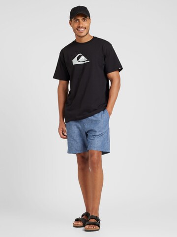 QS - regular Pantalón en azul