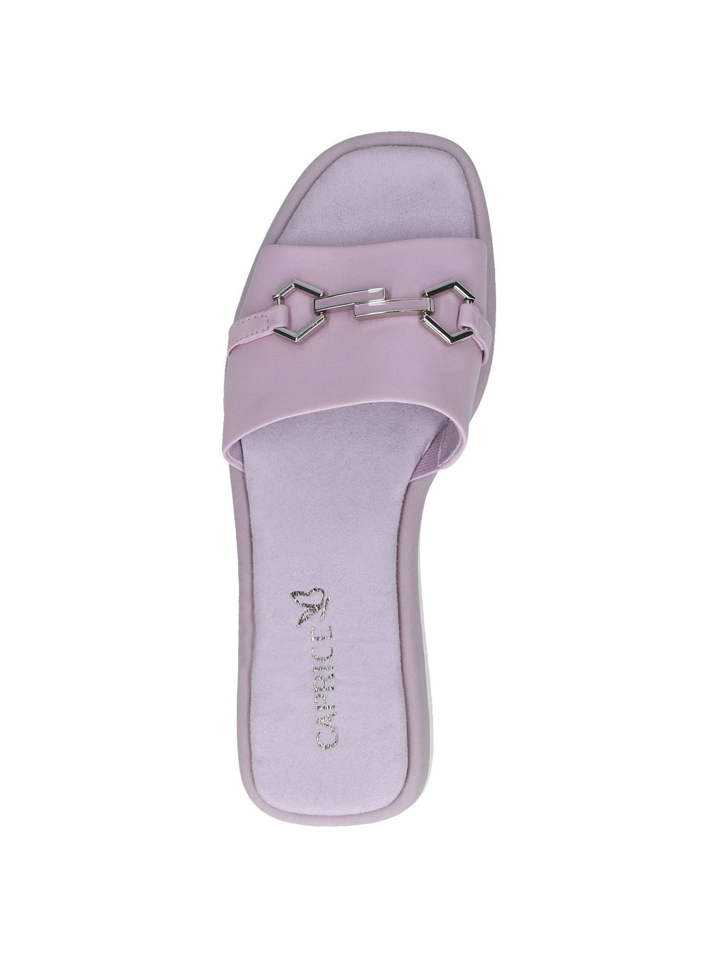 CAPRICE Mules in Purple