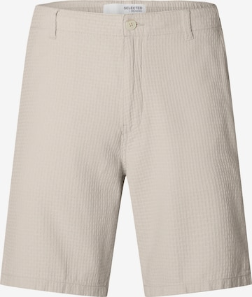 SELECTED HOMME Regular Pants in Beige: front