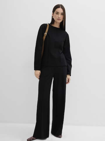 bonprix Loosefit Byxa i svart: framsida