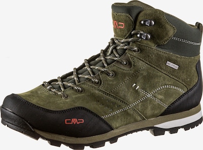 CMP Boots in dunkelgrau / grün / orangerot, Produktansicht