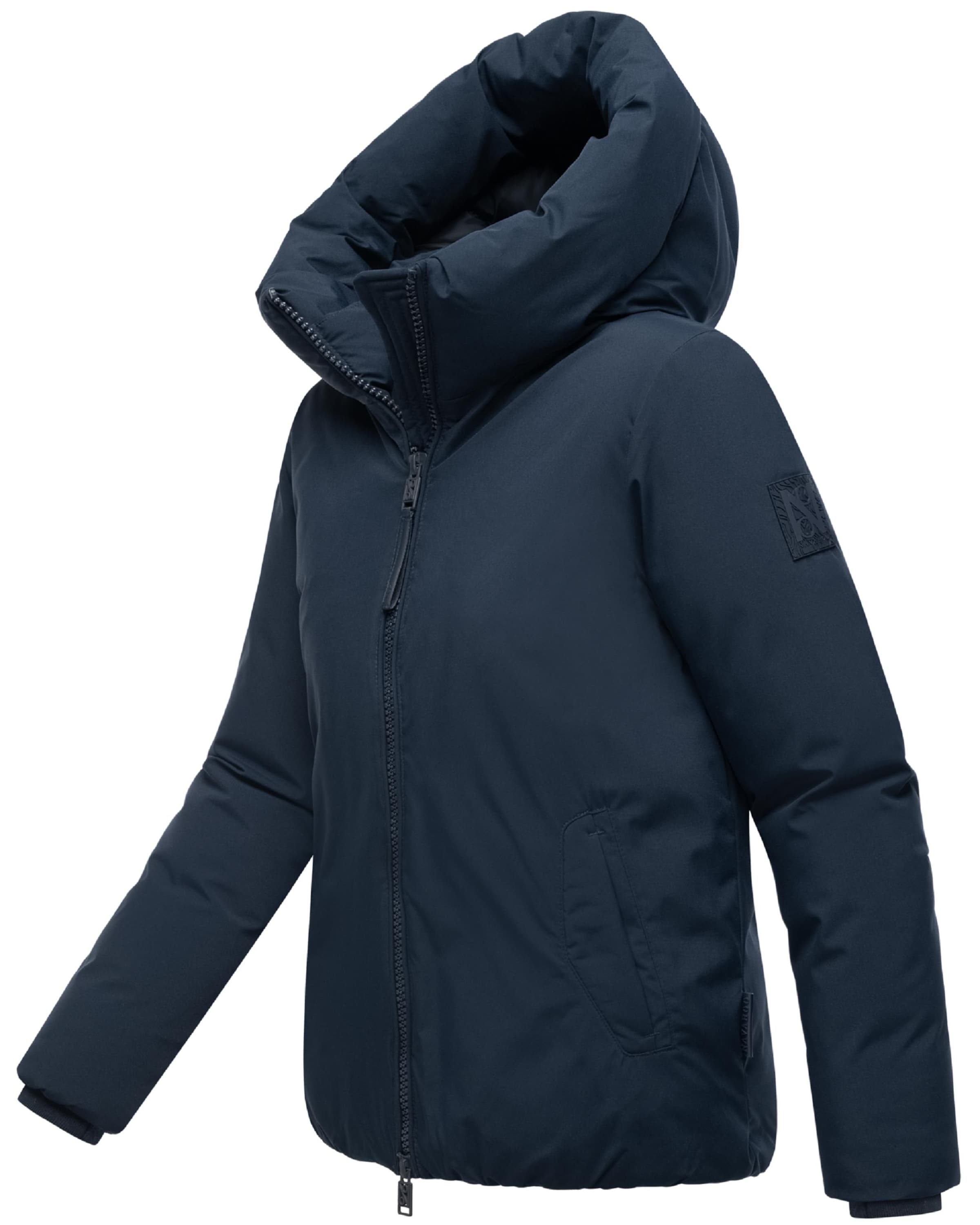 NAVAHOO Vinterjakke 'Blütenlicht 14' i blå