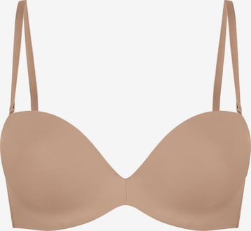 Soutien-gorge ' Stepy Soft 01 WDP ' TRIUMPH en beige : devant