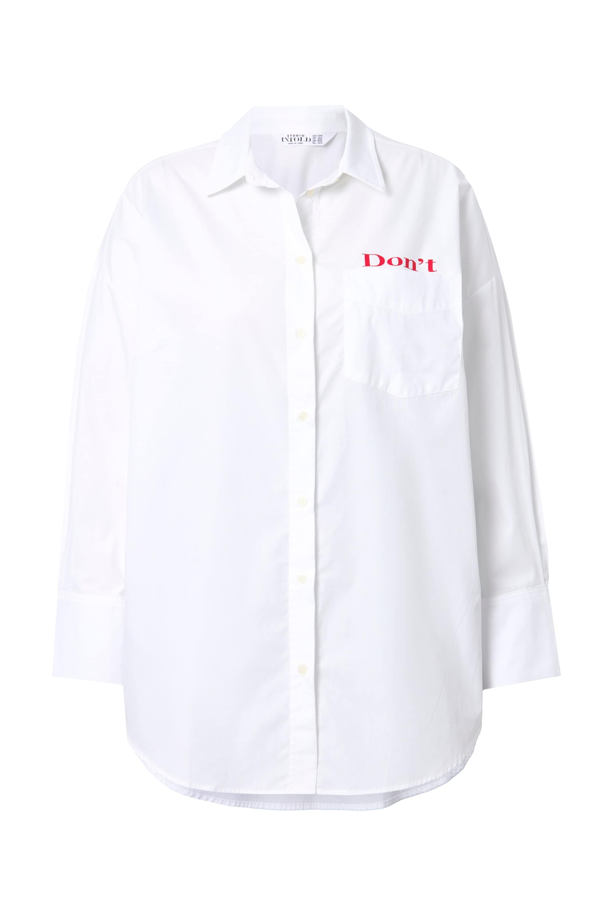 Studio Untold Blouse in Wit: voorkant