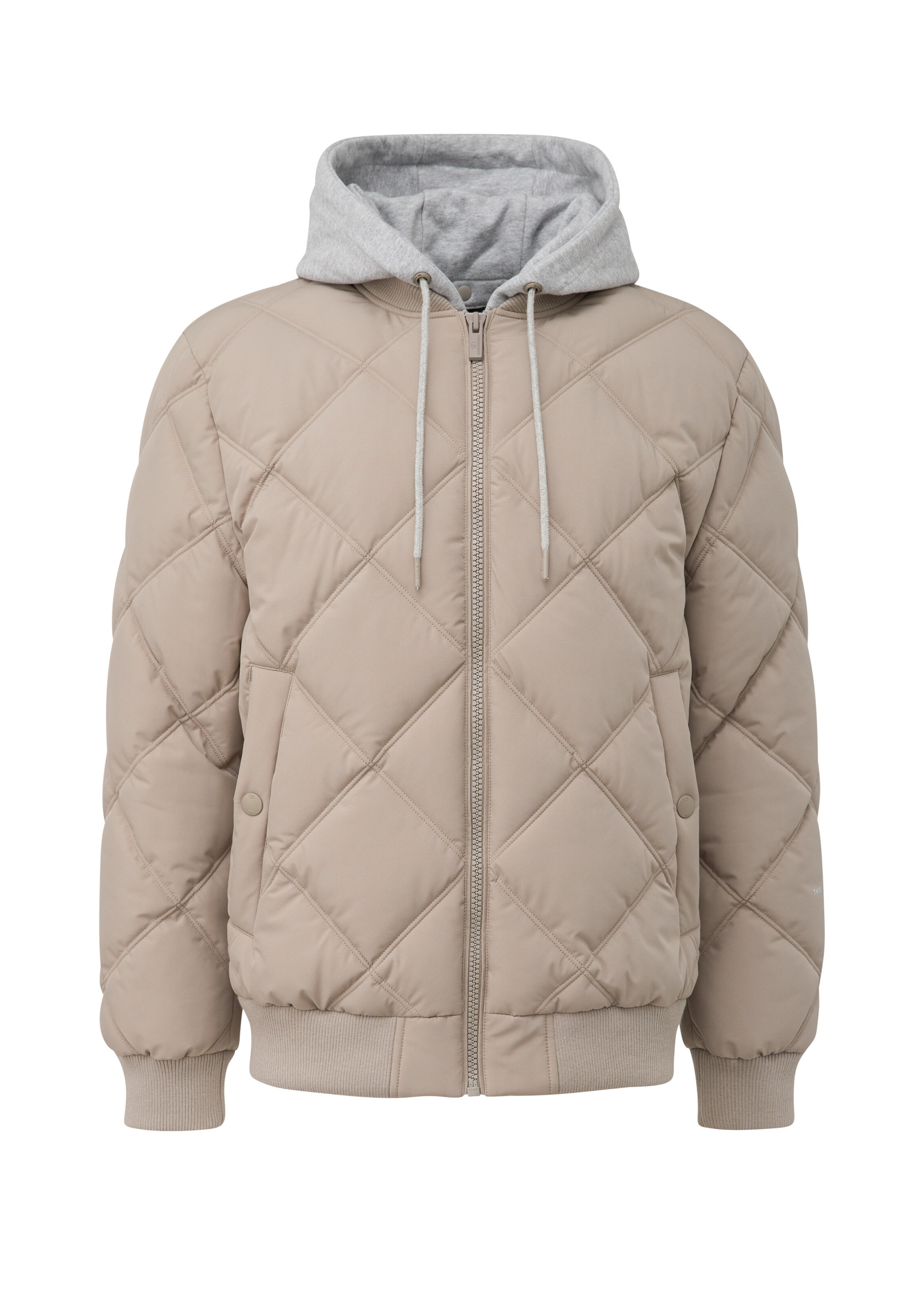 Veste d’hiver QS en marron : devant