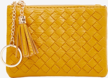 FELIPA Wallet in Yellow: front