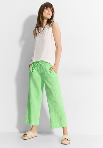CECIL Wide leg Pants in Green