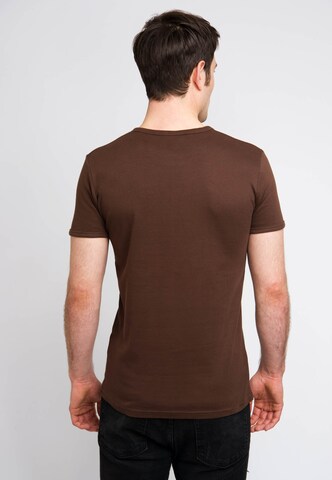 LOGOSHIRT Shirt in Brown