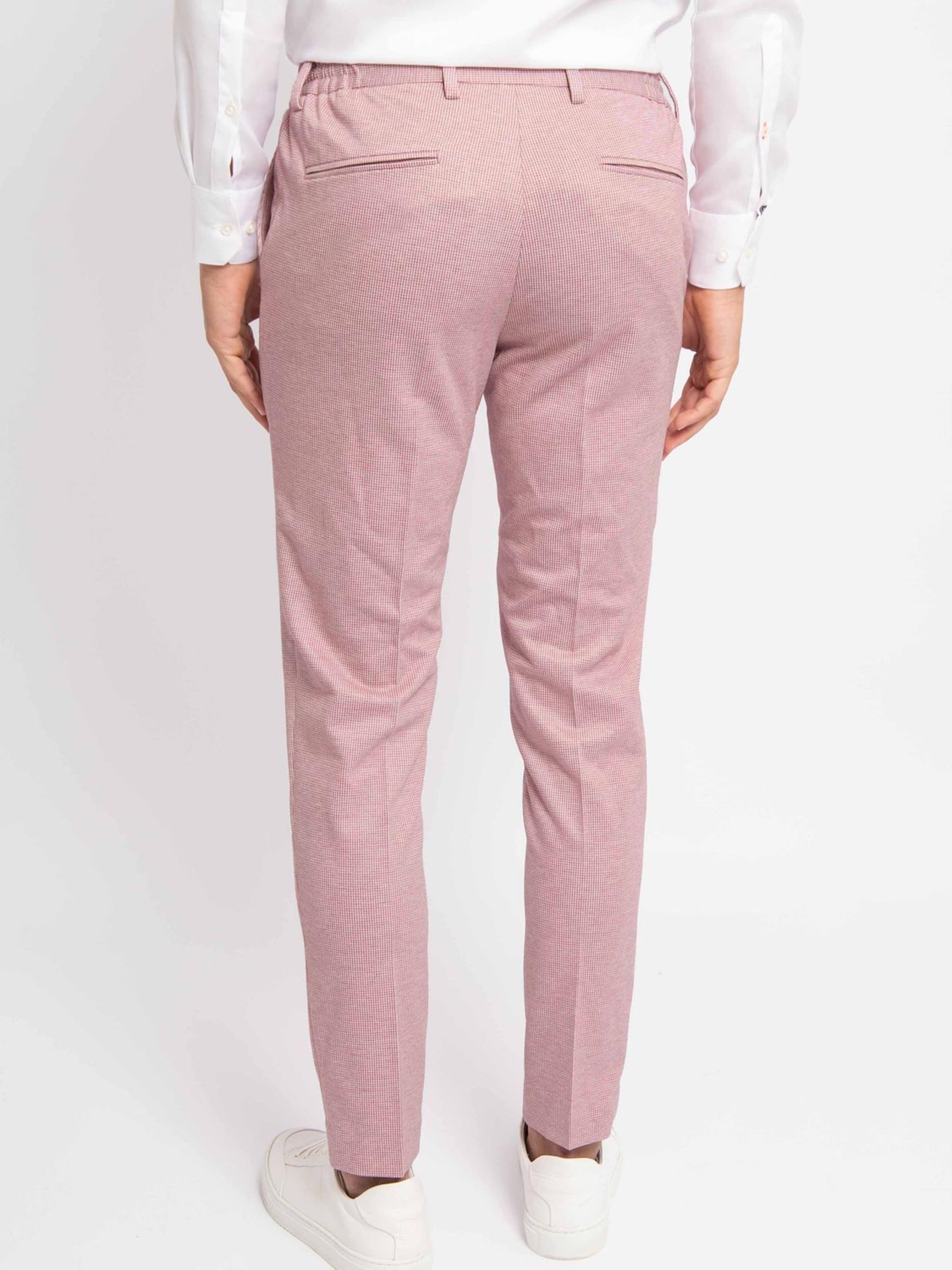 Suitable Slimfit Pantalon in Rood