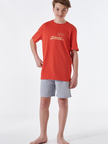 SCHIESSER - Pijama ' Nightwear ' en gris: frente