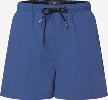 Shorts de bain Nils Sundström en bleu : devant