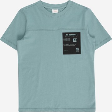 T-Shirt s.Oliver en bleu : devant