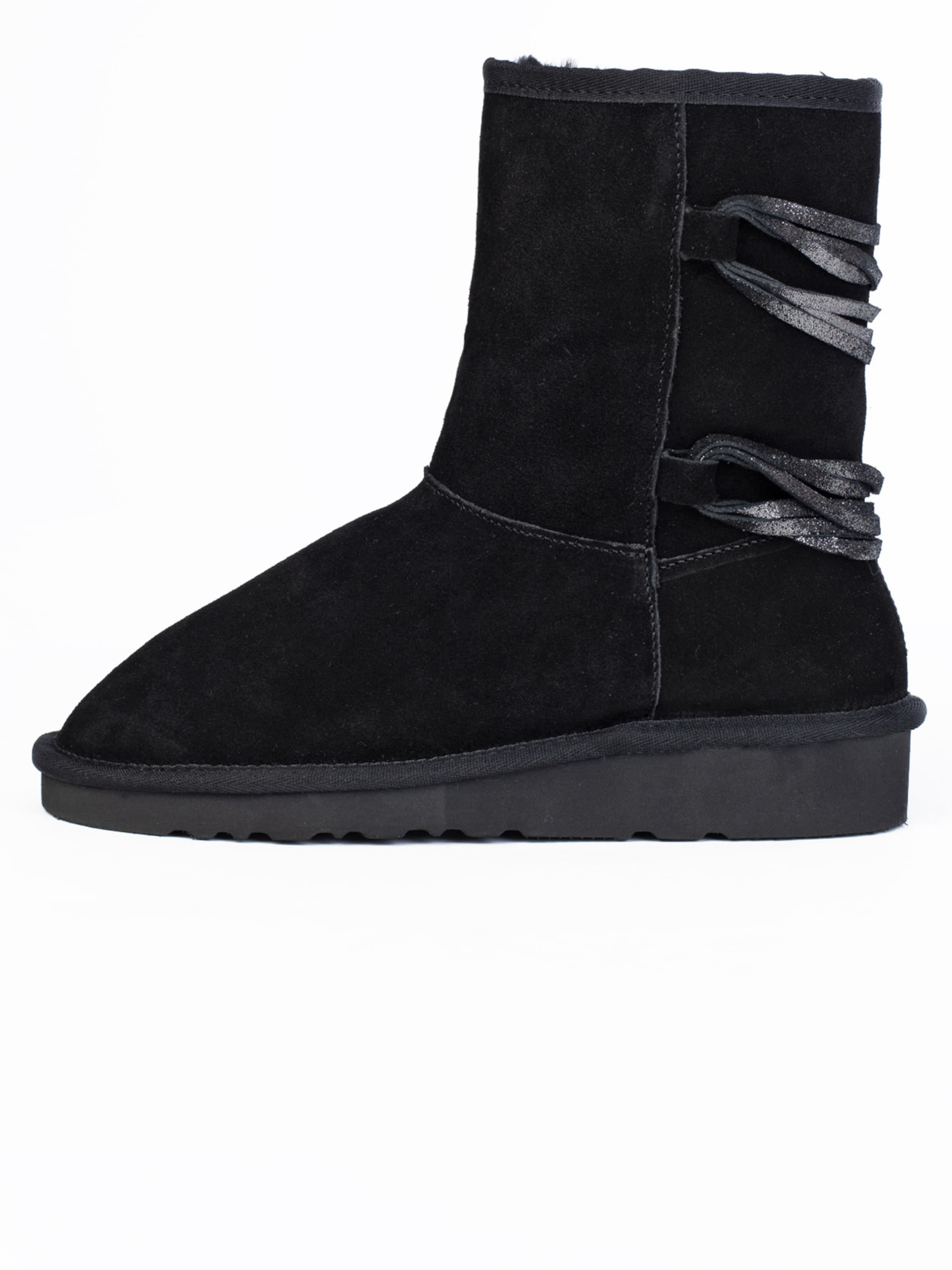 Bocanci de zăpadă 'Evelyn' de la Gooce pe negru: față