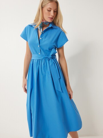 Happiness İstanbul Blousejurk in Blauw