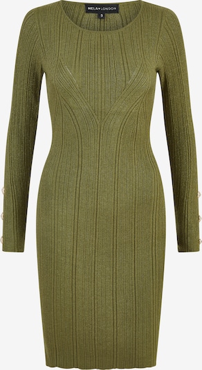 Yumi Úpletové šaty - zlatá / zelená, Produkt