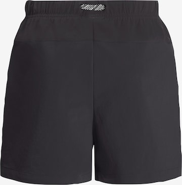 JACK WOLFSKIN Regular Outdoorshorts in Schwarz