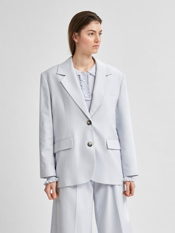 Blazer 'Pas' SELECTED FEMME en gris : devant