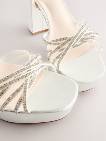 Sandales à lanières 'Forever Comfort' Next en blanc